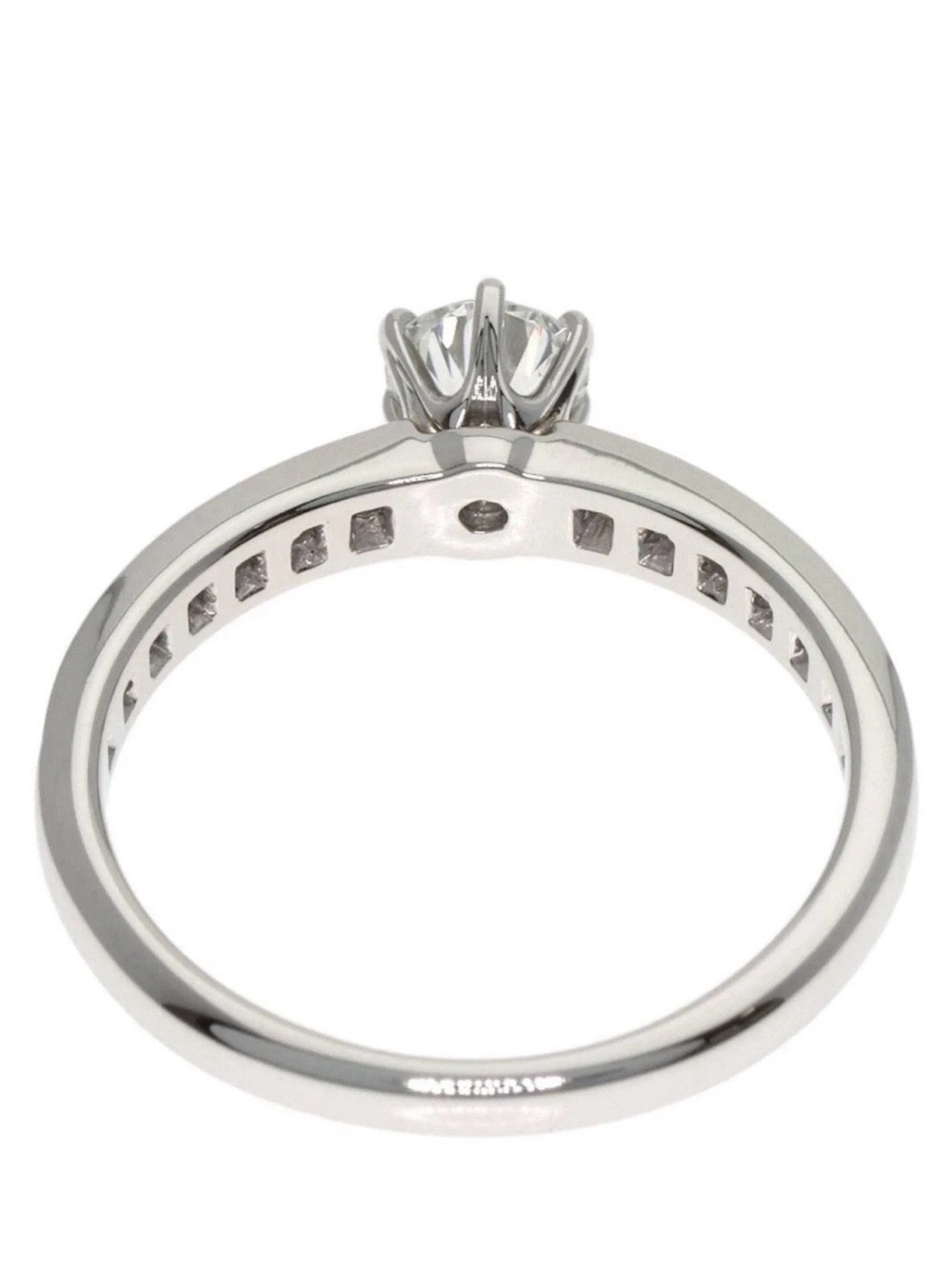 Tiffany & Co Platinum Diamond Engagement Ring .33ct VS2 H Brilliant Cut - Picture 7 of 7